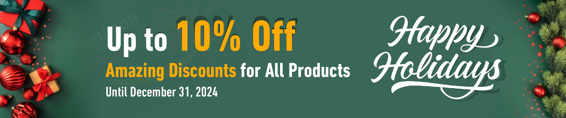 Up to 20% Off Amazing Discounts for All Products